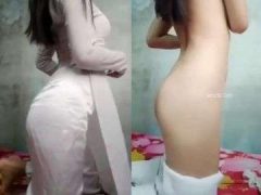 Gái Thích Thích Mặc Áo Dài Chỉ Để Chơi Doggy